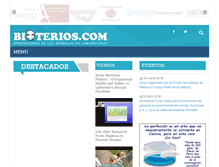 Tablet Screenshot of bioterios.com